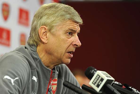 Arsene Wenger did not see the incident
